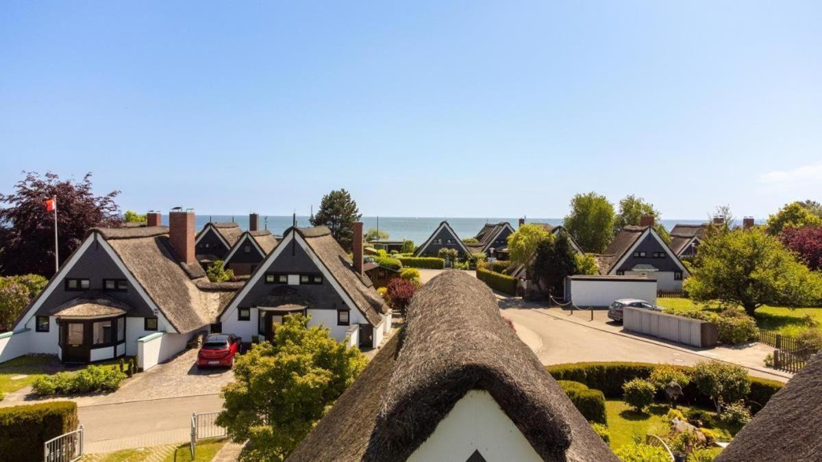 Vila Am-Hohen-Ufer-Reetdach-Haus-Ocean-Breeze-136 Großenbrode Exteriér fotografie
